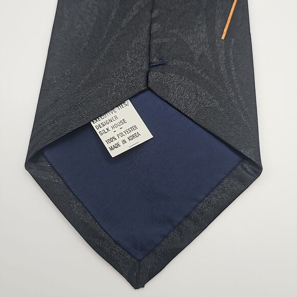 A Rogers Mens Novelty Tie Black Art Set 1997 Paint Brushes 54" - Picture 4 of 6